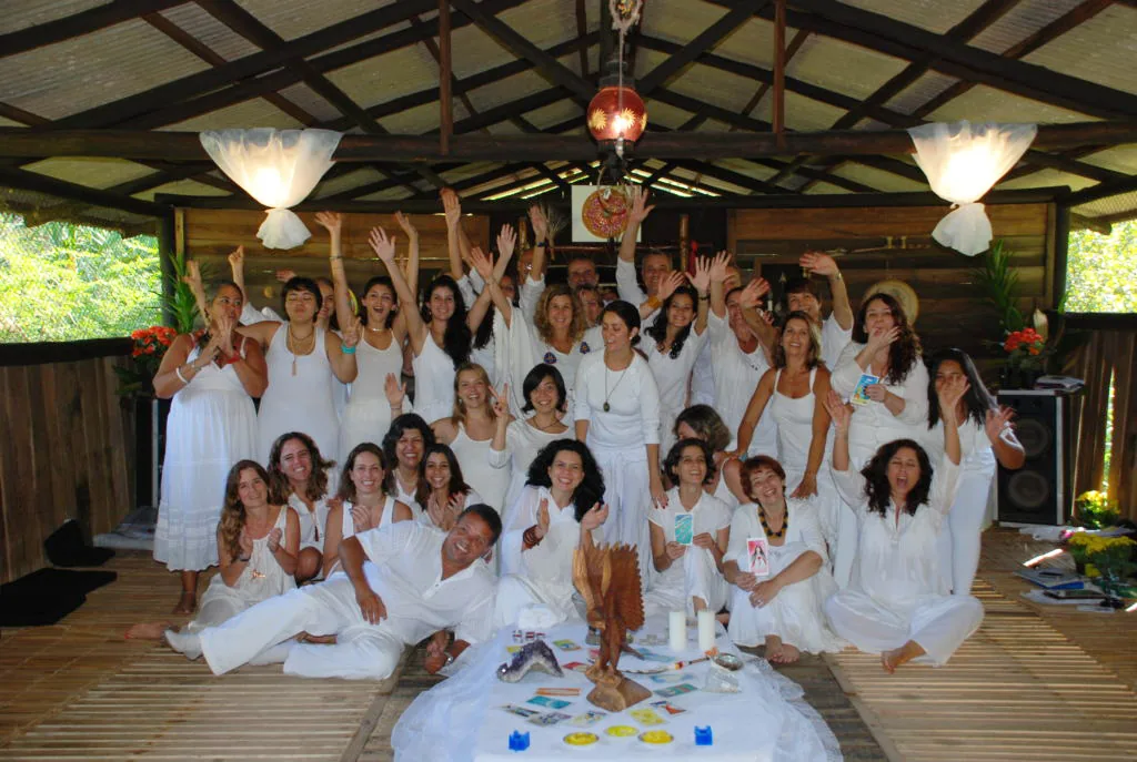 Turma de formação na Aldeia do Sol