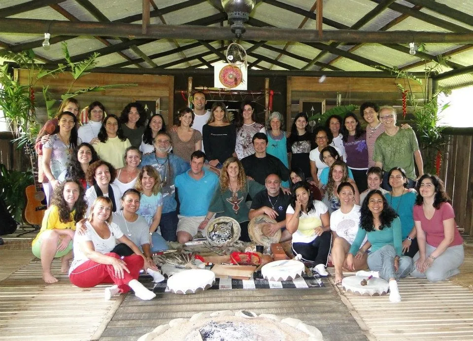 Turma de formação na Aldeia do Sol