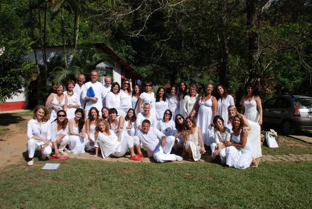 Turma de formação na Aldeia do Sol