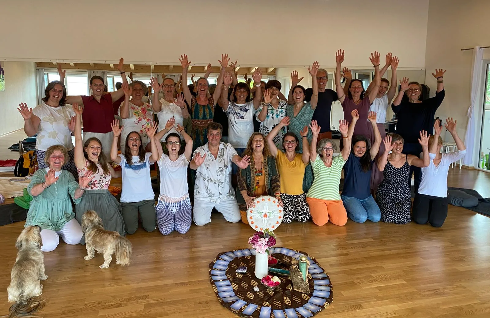 Curso do Fogo Sagrado em Karlsruhe, Alemanha