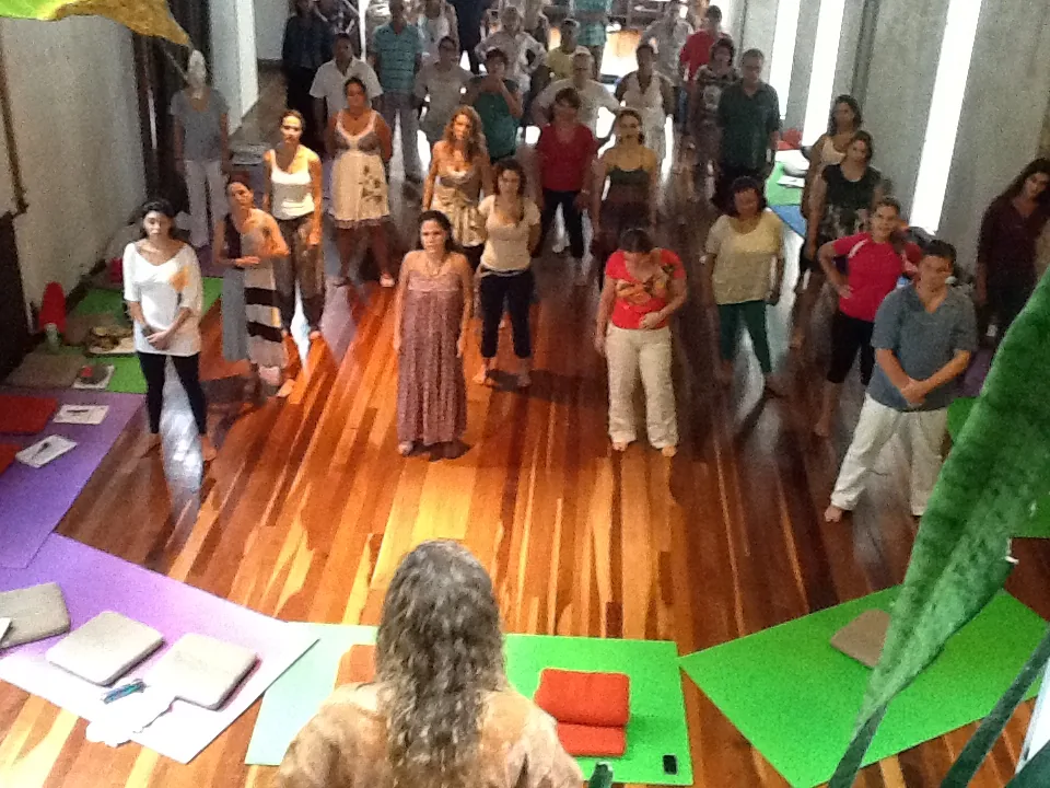 Turma de formação no Espaço Rampa - Copacabana