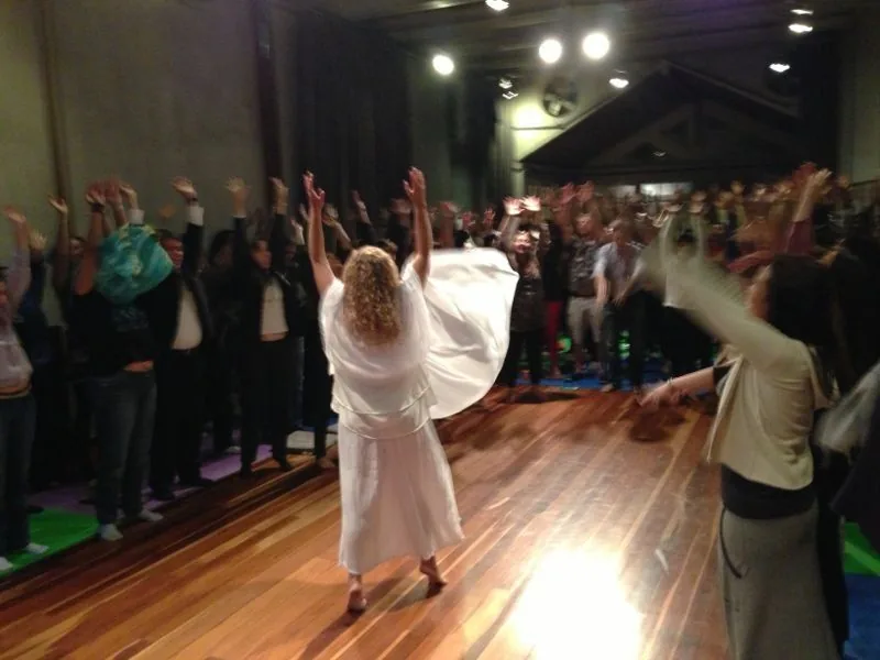 Apresentação do Teatro Transdimensional - Copacabana